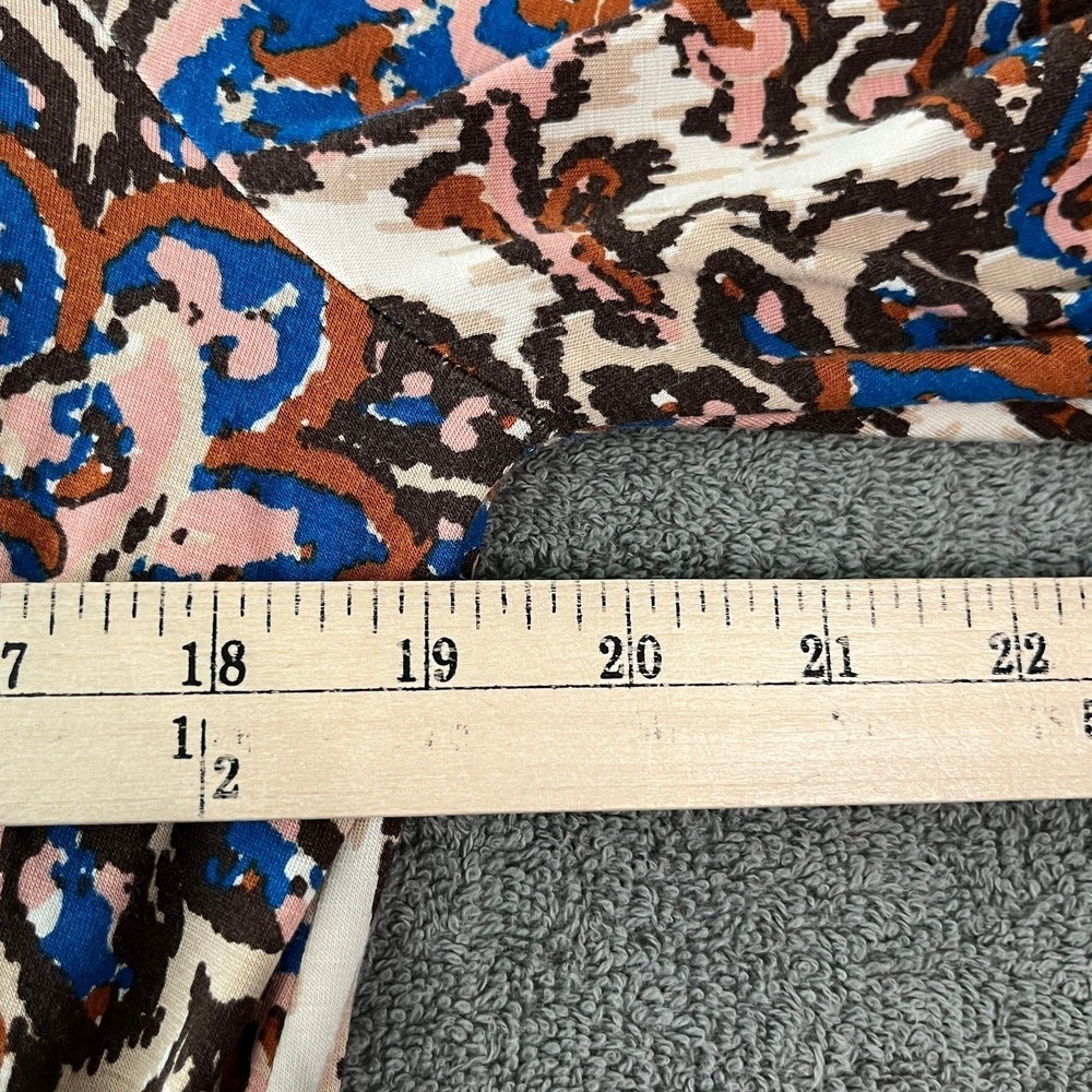 Rachel Pally Maxi Dress Womens L Brown Paisley Long Sleeve Bohemian‎ Long Casual - Picture 10 of 10